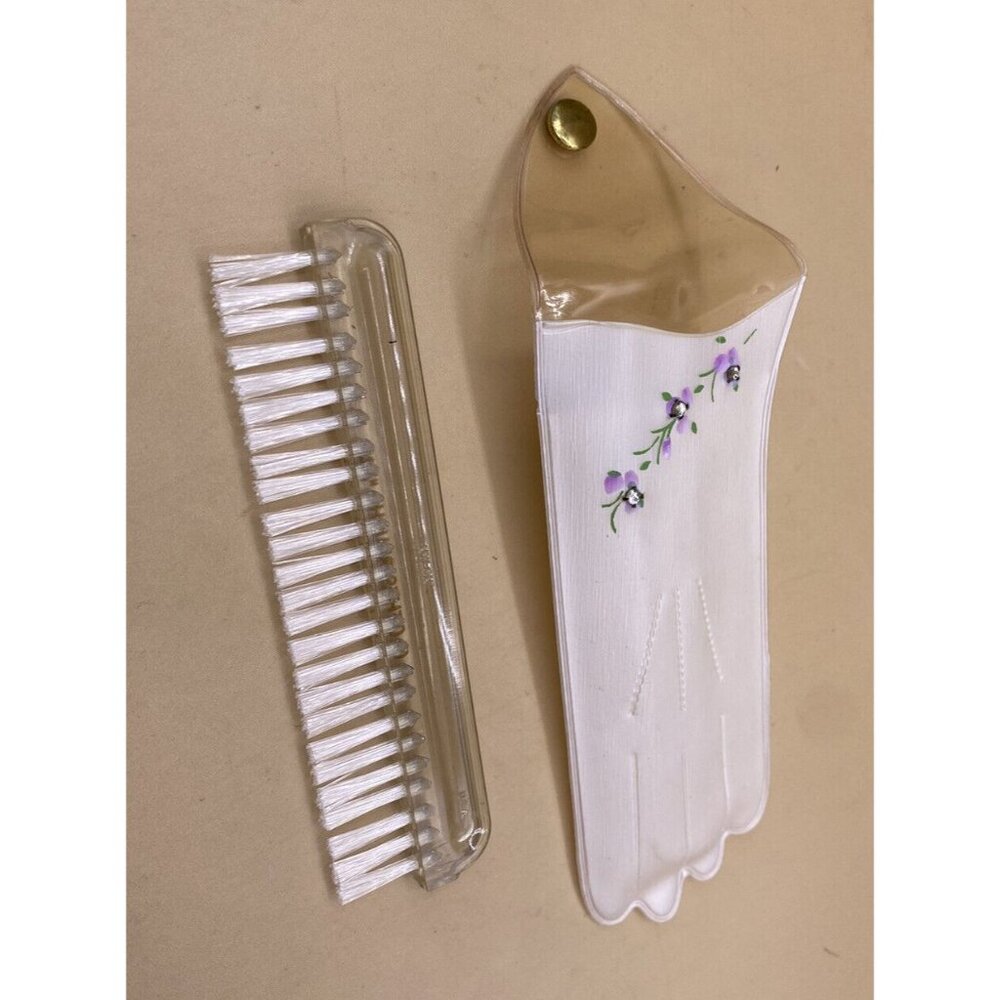 Clothing Nylon Brush Ladies Glove Holder 5.75” Vintage